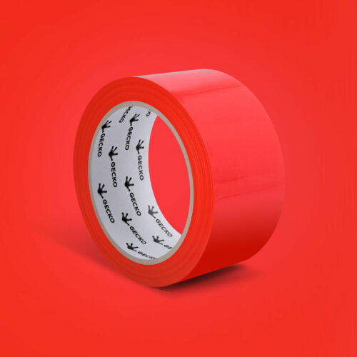 PVC Tape without printing - 9mm, 66, Red, 37µ