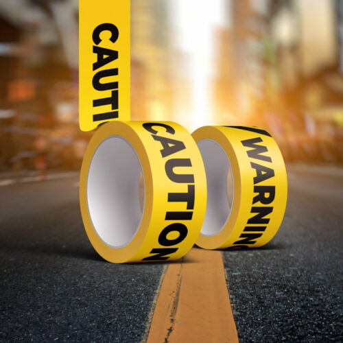 Custom printed warning tapes